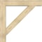 Ekena Millwork Traditional Block Rough Sawn Bracket w/ Offset Brace, Douglas Fir, 8"W x 44"D x 44"H BKT0806X44X44TRA05RDF - alternate 3